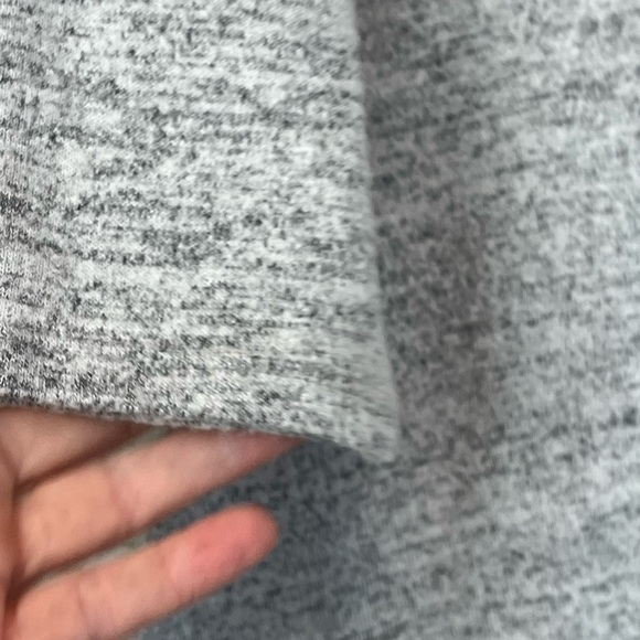 GAP Soft and Cozy Gray Dress with Side Tie Medium - Picture 7 of 13